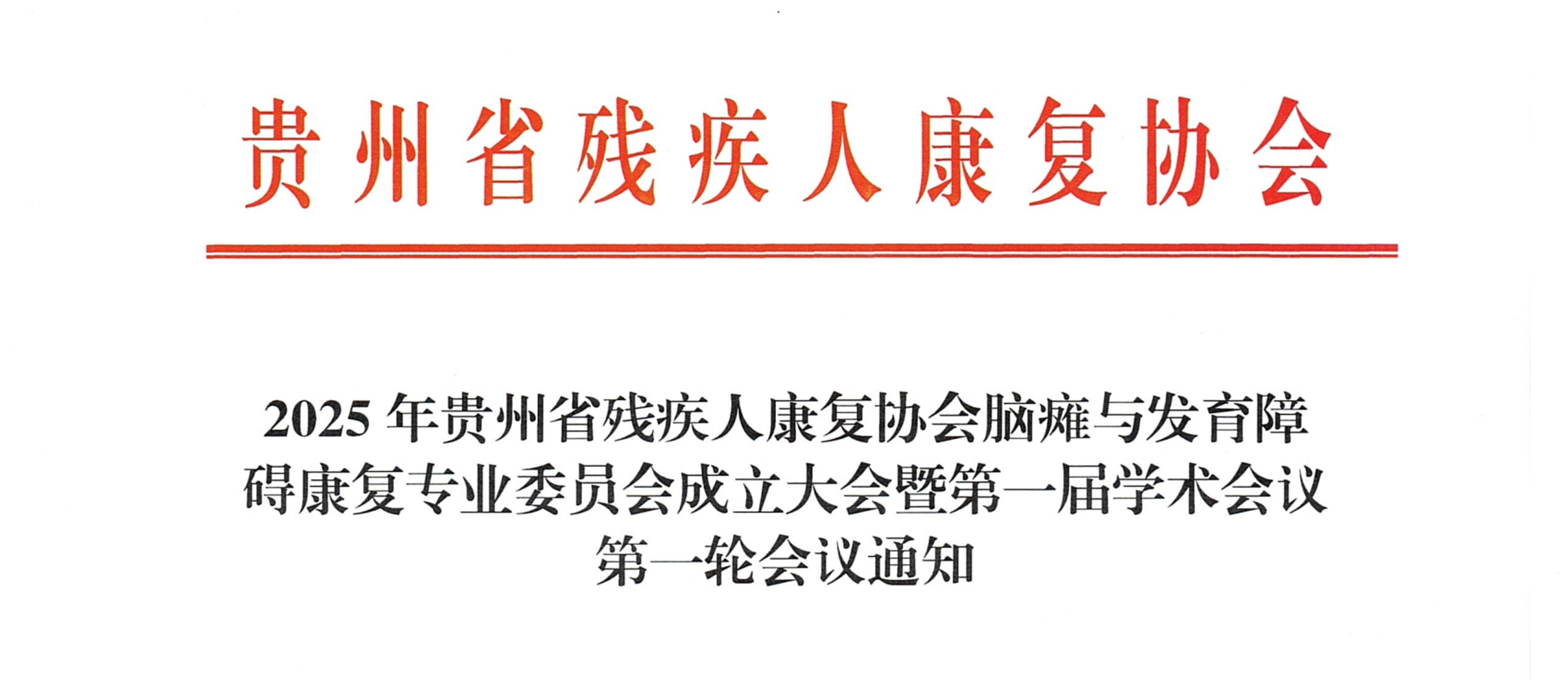 羽豐醫(yī)療誠邀丨2025年貴州省殘疾人康復(fù)協(xié)會(huì)腦癱與發(fā)育障礙康復(fù)專業(yè)委員會(huì)成立大會(huì)暨第一屆學(xué)術(shù)會(huì)議